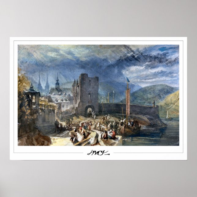 JMW Turner Zedign Art Poster nr 42-2 (Framsidan)