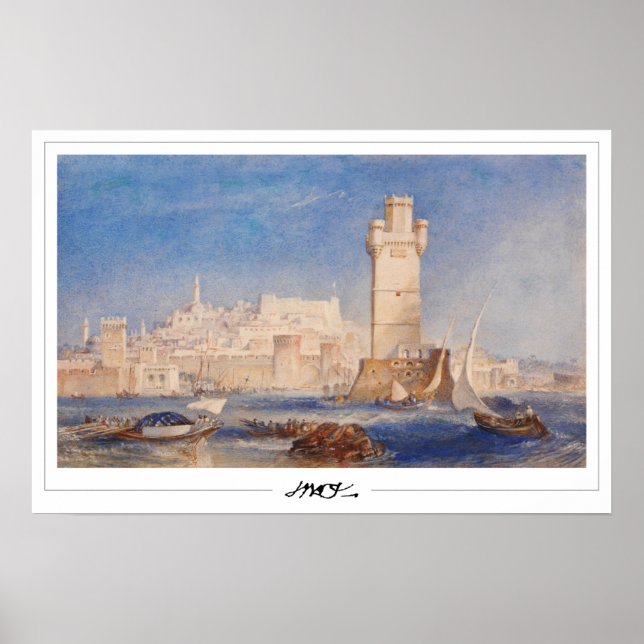 JMW Turner Zedign Art Poster nr 44 (Framsidan)