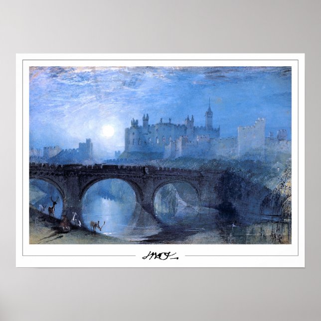 JMW Turner Zedign Art Poster nr 48 (Framsidan)
