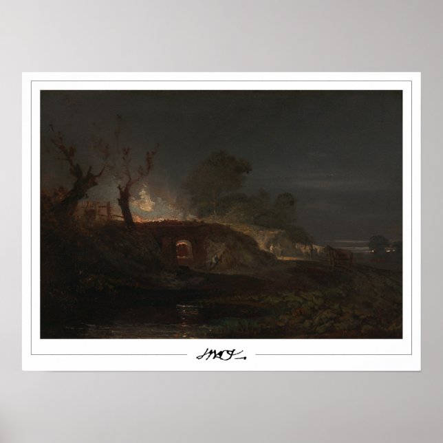 JMW Turner Zedign Art Poster nr 5 (Framsidan)