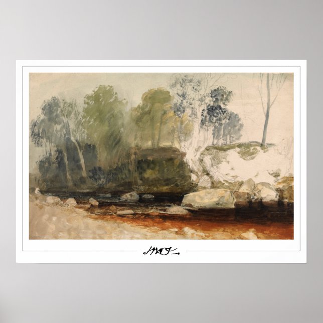 JMW Turner Zedign Art Poster nr 520-2 (Framsidan)