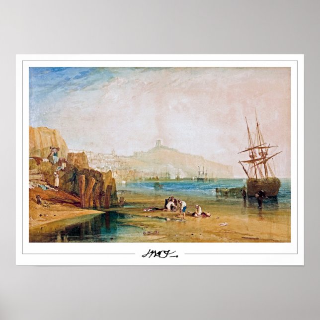 JMW Turner Zedign konstaffisch #11-3 Poster (Framsidan)