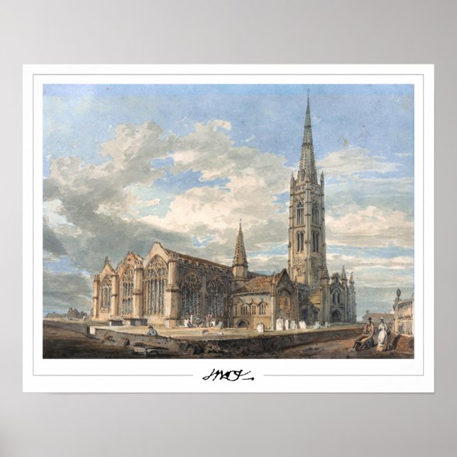 JMW Turner Zedign konstaffisch #12-3 Poster (Framsidan)