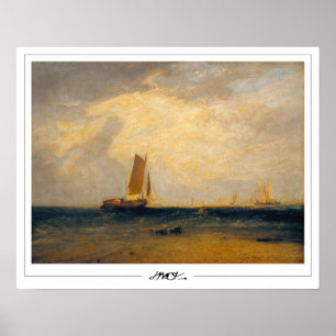 JMW Turner Zedign konstaffisch #13-3 Poster