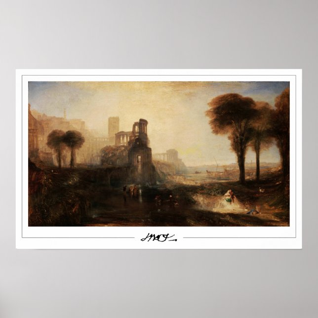 JMW Turner Zedign konstaffisch #164-3 Poster (Framsidan)