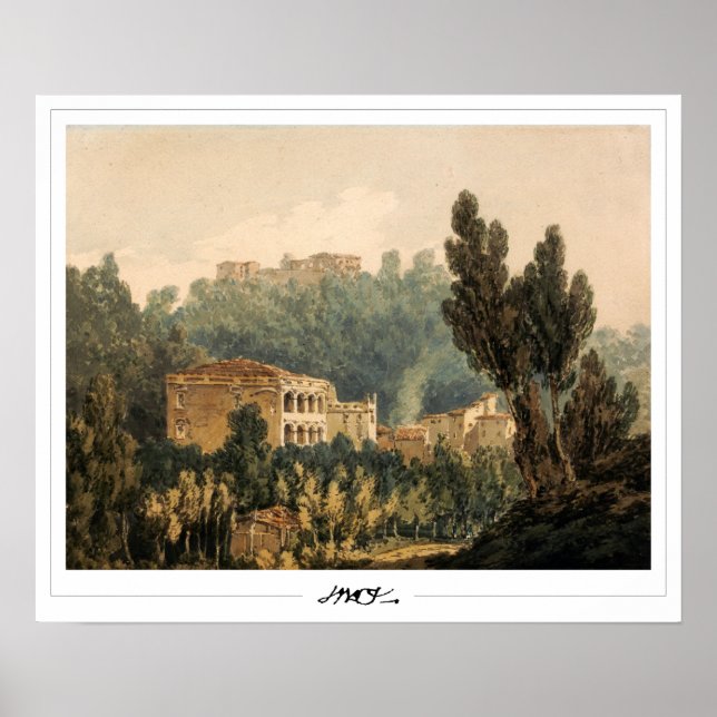 JMW Turner Zedign konstaffisch #20-3 Poster (Framsidan)