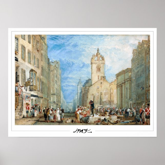 JMW Turner Zedign konstaffisch #22-3 Poster (Framsidan)