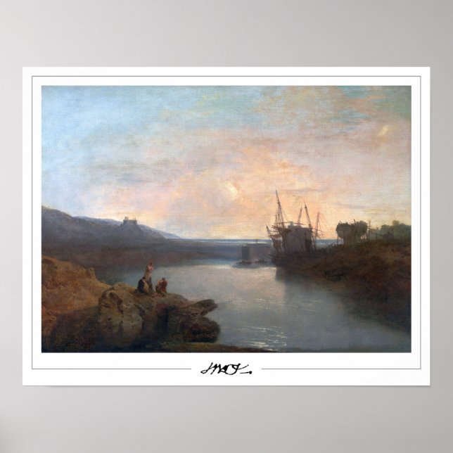 JMW Turner Zedign konstaffisch #23-3 Poster (Framsidan)