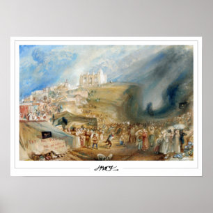 JMW Turner Zedign konstaffisch #27-3 Poster