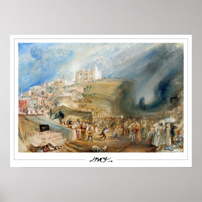 JMW Turner Zedign konstaffisch #27-3 Poster (Framsidan)