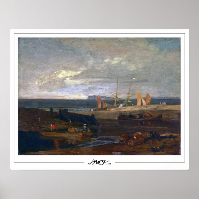 JMW Turner Zedign konstaffisch #29-3 Poster (Framsidan)