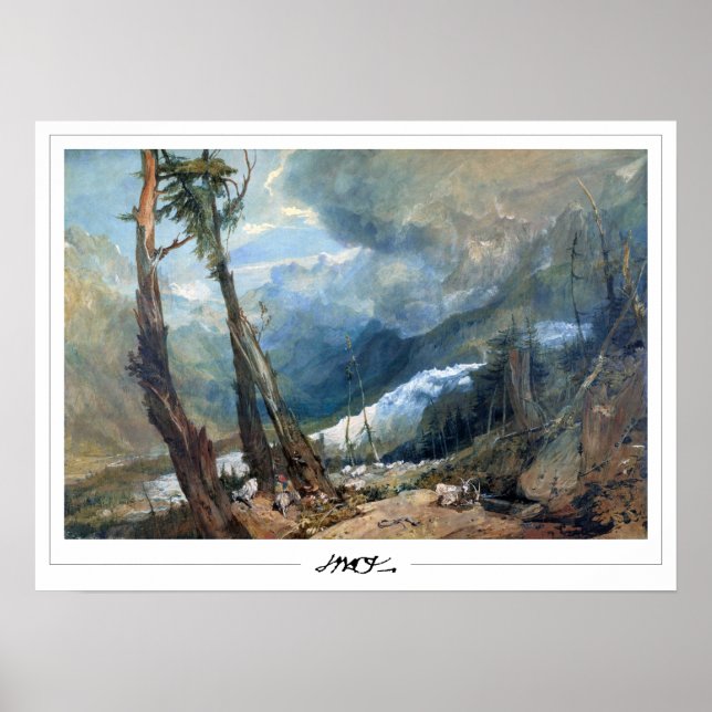 JMW Turner Zedign konstaffisch #40 Poster (Framsidan)