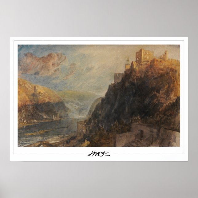 JMW Turner Zedign konstaffisch #7 Poster (Framsidan)