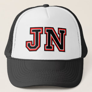 "JN" Monogram Keps