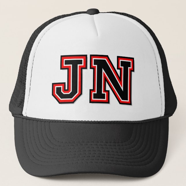 "JN" Monogram Keps (Framsida)