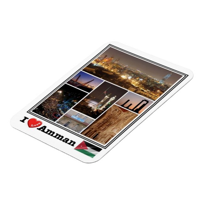 JO Jordan - Amman - I Kärlek Mosaic - Magnet (Vänstra Sidan)