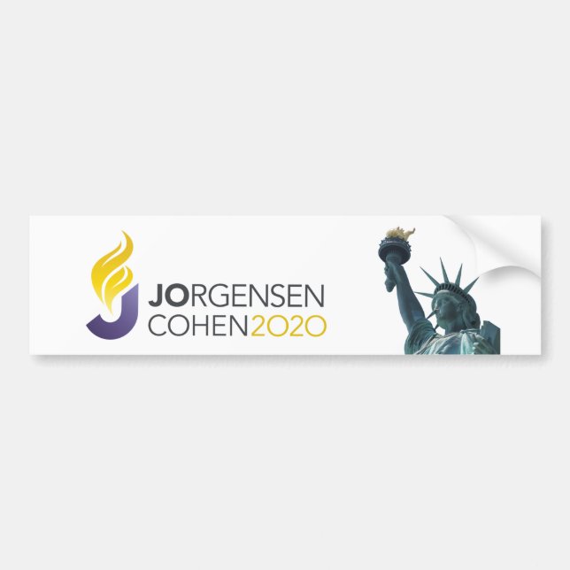 Jo Jorgensen, president Bumper Sticker Bildekal (Framsidan)