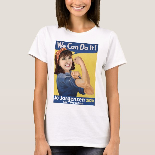 "Jo-sie the Riveter" Fundraiser T-Shirt (Framsida)