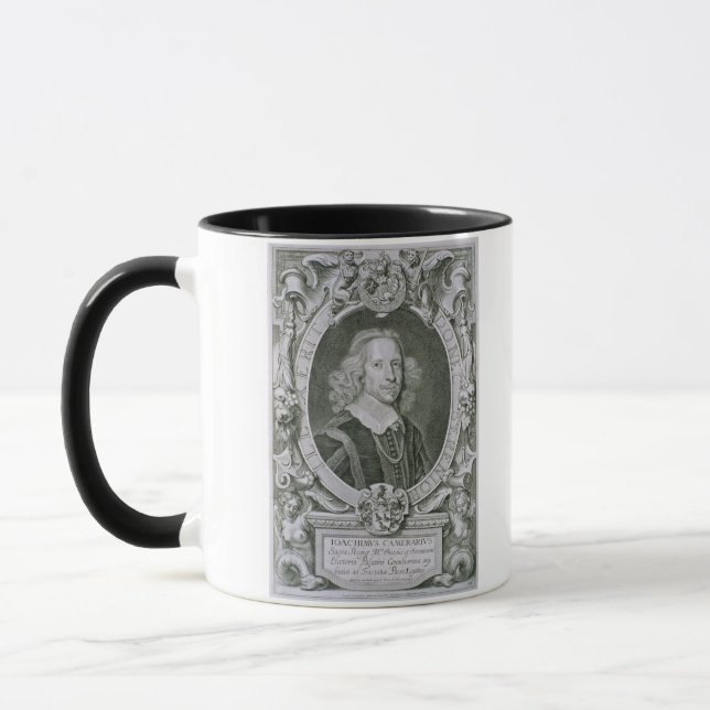 Joachim Camerarius, från 'porträttdes Hommes Mugg (Vänster)