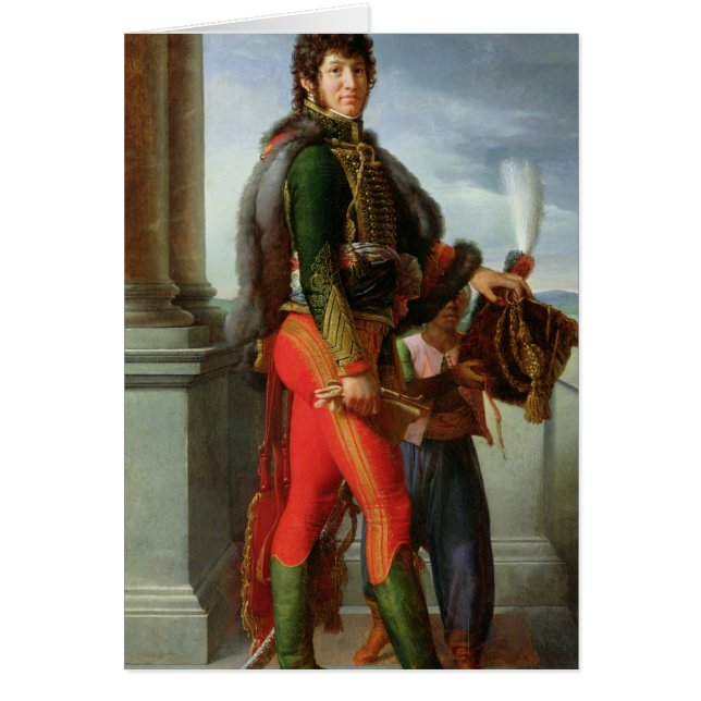 Joachim Murat 1801 Hälsningskort (Framsidan)