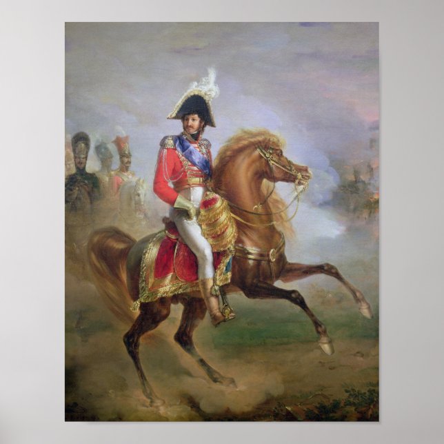 Joachim Murat on Horseback, 1814-15 Poster (Framsidan)