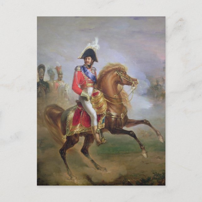 Joachim Murat on Horseback, 1814-15 Vykort (Framsida)