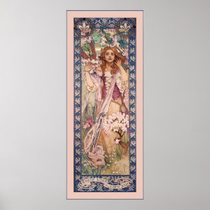 Joan av båg~ Alphonse Mucha Poster