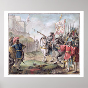 Joan av bågen (1412-31) beställer engelskaet för poster