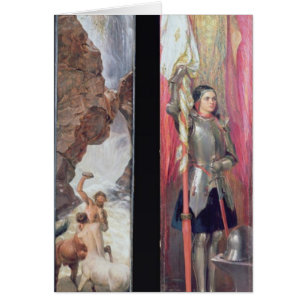 Joan av bågen, 1890s hälsningskort