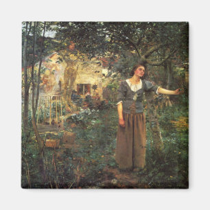 Joan av bågen av Jules Bastien Lepage Magnet