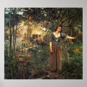 Joan av bågen av Jules Bastien Lepage Poster