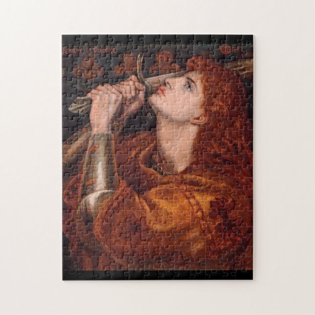 Joan av bågen, C. 1882 av Dante Gabriel Rossetti Pussel (Vertikal)