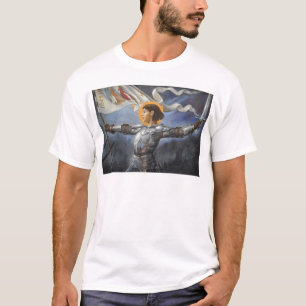 Joan av bågen med banret t shirt