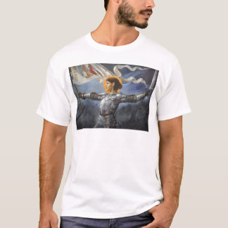 Joan av bågen med banret t shirt