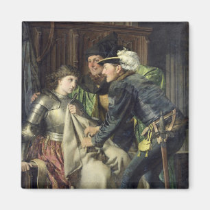 Joan av bågen som förolämpas i fängelset, 1866 magnet