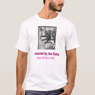 Joan av bågen som utförs av det statligt tee shirt