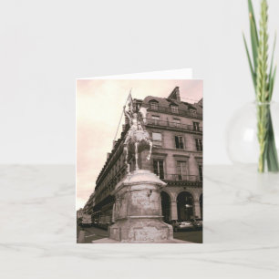 Joan av bågstatyn Notecard Kort