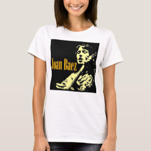 Joan Chandos Baez Land Music Human Högers Activ T Shirt