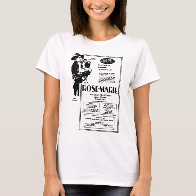 Joan Crawford Ro-Marie 1928 Tee Shirt (Framsida)