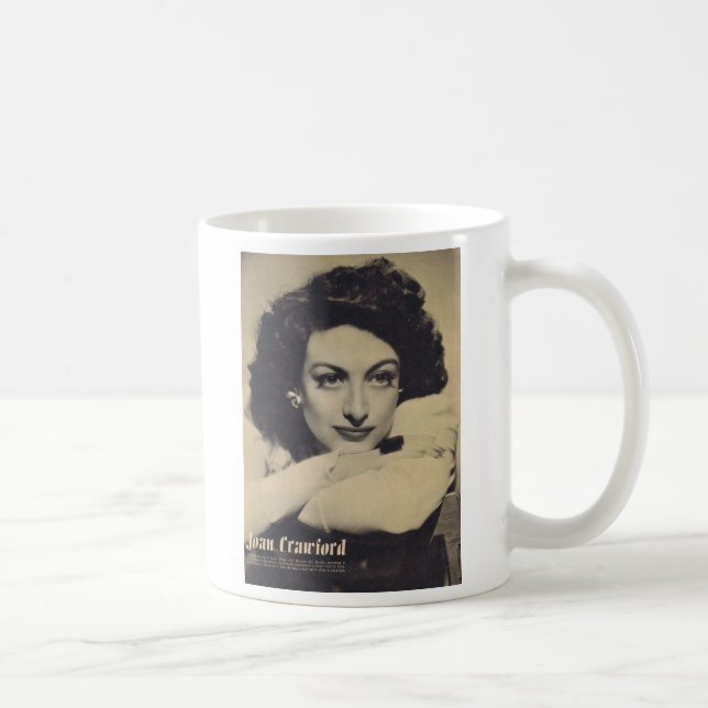 Joan Crawford vintageporträtt Kaffemugg (Höger)
