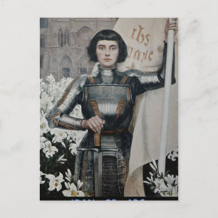 Joan i Arc av Albert Lynch Vykort