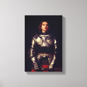 Joan i Arc av John Everett Millais Canvastryck