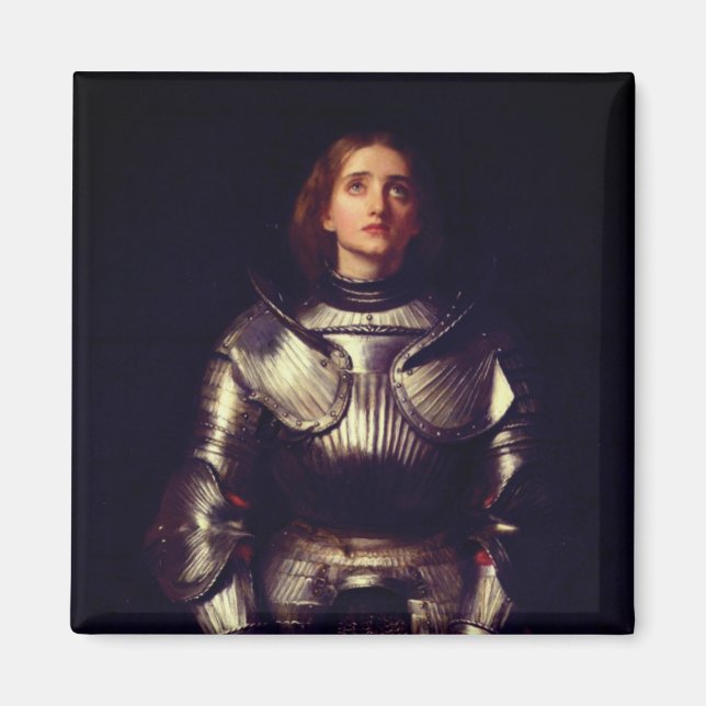 Joan i Arc av John Everett Millais Magnet (Framsidan)