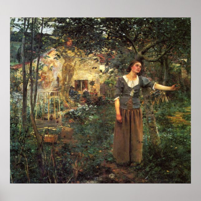 Joan i Arc av Jules Bastien Lepage Poster (Framsidan)