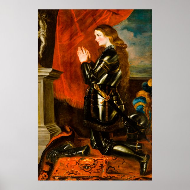 Joan i Arc av Peter Paul Rubens Poster (Framsidan)