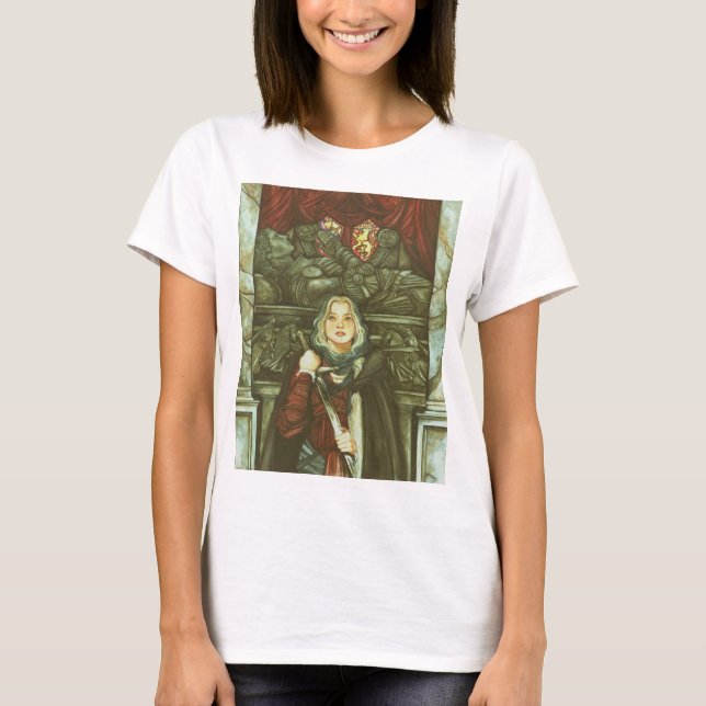 Joan i Arc Medieval artrist t-shirt (Framsida)