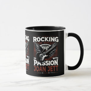 Joan Jett Designs: Styliga muggkreationer för din  Mugg