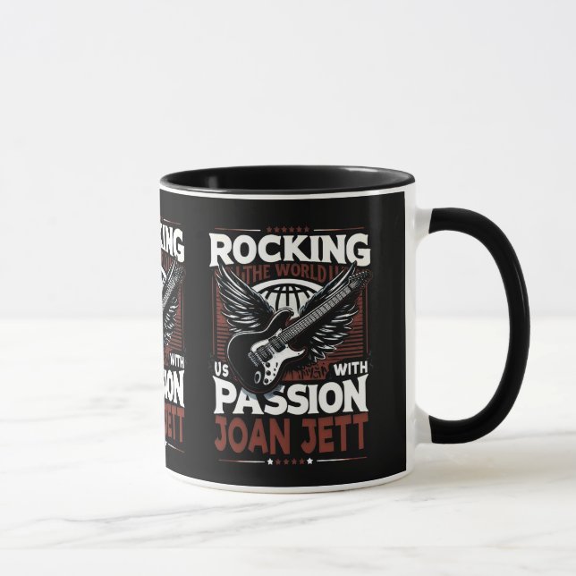 Joan Jett Designs: Styliga muggkreationer för din  Mugg (Höger)