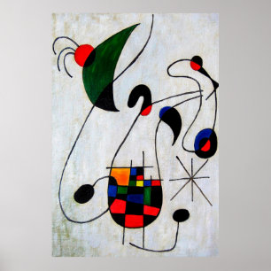 joan miro-målningar konst, abstrakt konst poster
