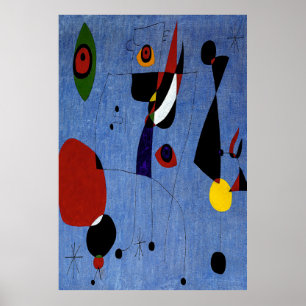 joan miro-målningar konst, abstrakt konst poster